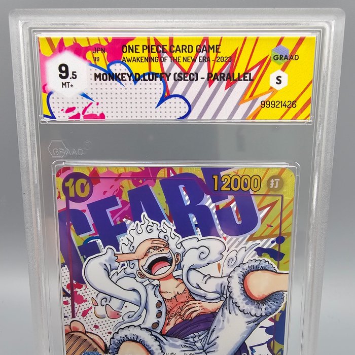 LUFFY (Secret) Parallel Graded card - Graad 9.5