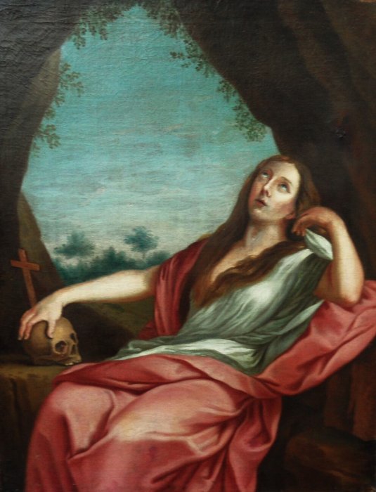 Scuola italiana (XVIII), after Guido Reni - Heilige Maria Magdalena