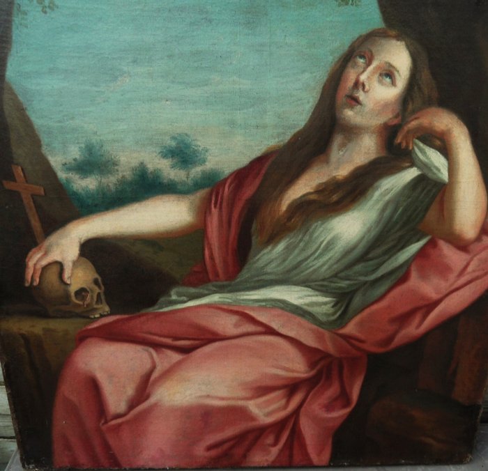 Scuola italiana (XVIII), after Guido Reni - Heilige Maria Magdalena