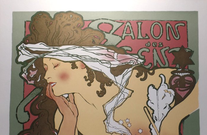 after A Mucha. - Salon des Cent (1896) - 1980‹erne