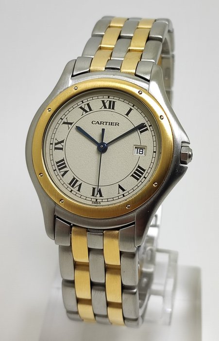 Cartier - Cougar 18K Gold/Steel - Ref. 187904 - Unisex - 1990-1999