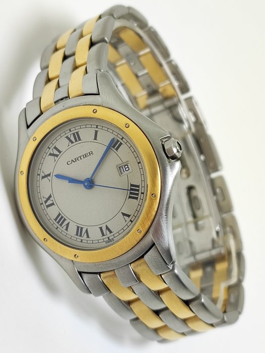 Cartier - Cougar 18K Gold/Steel - Ref. 187904 - Unisex - 1990-1999