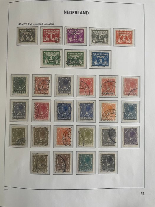 Holland 1923/1962 - Samling i Davo album - tussen NVPH 134 en 765