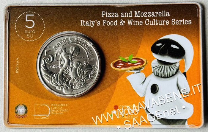 Italien. 5 Euro 2020/2022 (3 monete)