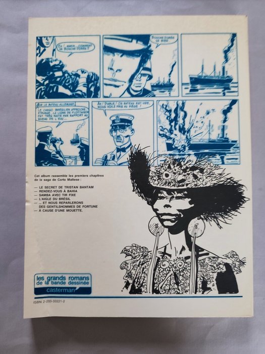 Corto Maltese T3 - Sous le signe du Capricorne - B - 1 Album - Første udgave - 1979