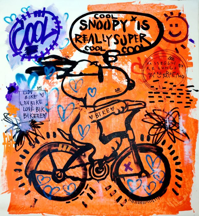 EGHNĀ (1990) - Snoopy bike + really super cool