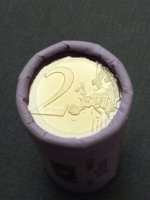 Portugal. 2 Euro 2024 "Equipa Olimpica Portugal" (25 moedas) em rolo  (Ingen mindstepris)