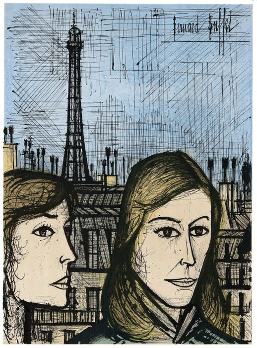 Bernard Buffet (1928-1999) - Les parisiennes 1958