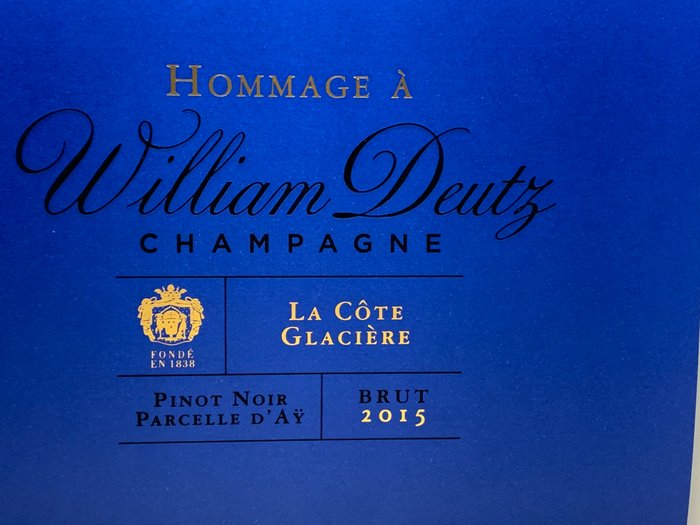 2015 Deutz, Hommage a William Deutz, La Côte Glacière - Champagne - 1 Magnum (1,5 L)