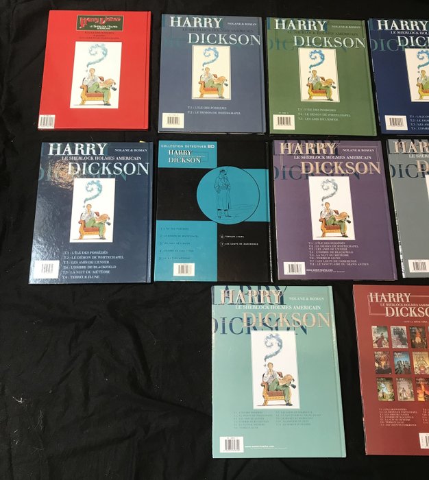 Harry Dickson T1 à T11 + T13 - 12x C - 12 Album - Første udgave - 1992/2009