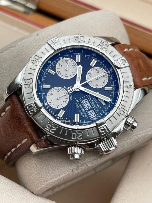 Breitling - Superocean Manufacture Chronometre Automatic Chronograph Diver's 500 M. Day-Date - A13340 - Mænd - 2011-nu