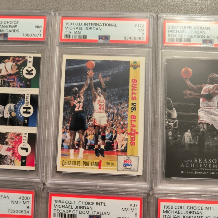 1991 to 2007 Upper Deck Michael Jordan  NBA players - PSA - 10 Graded card