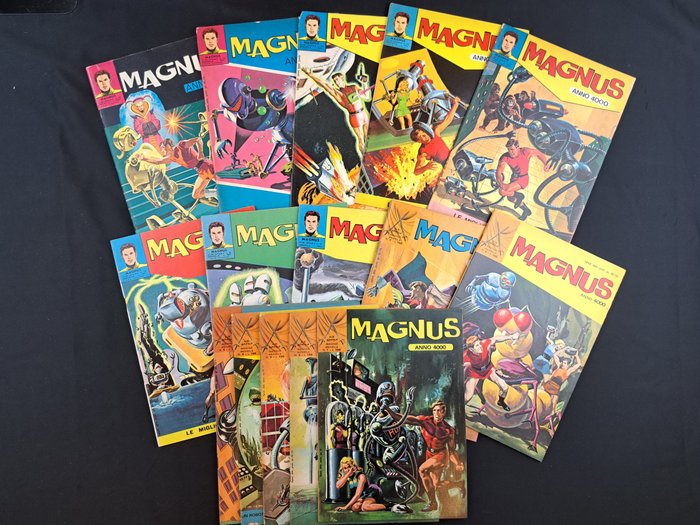 Magnus Anno 4000 nn. 1/15 - Completa - 15 Comic - Første udgave - 1972