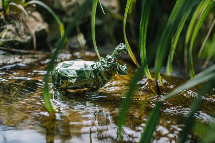 Richard Orlinski (1966) - Hippo Spirit Water Green Edition