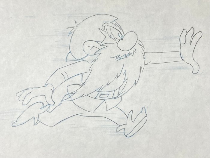 Looney Tunes, 1960's - 1 Original tegning af Yosemite Sam