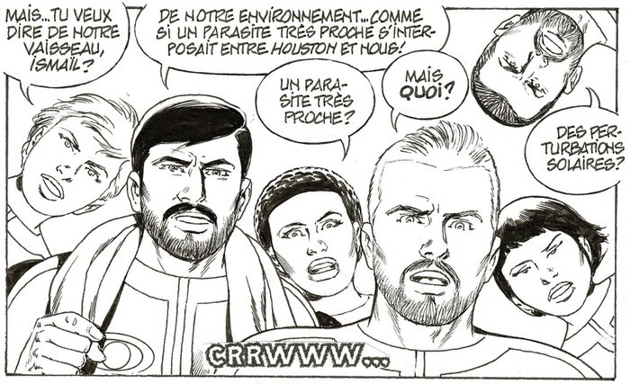 Mitton, Jean-Yves - 1 Original page - Demain ... Mars - Fecondation - 2013