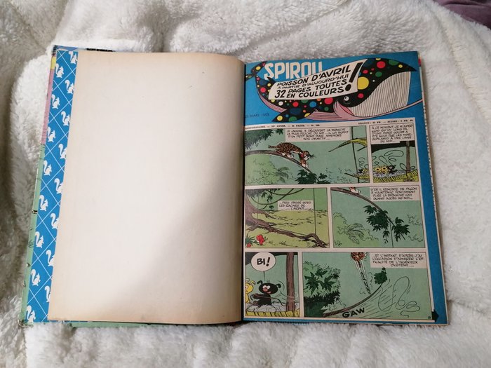 Spirou (magazine) - Recueil Nr 61 - 1 Album - Første udgave - 1957