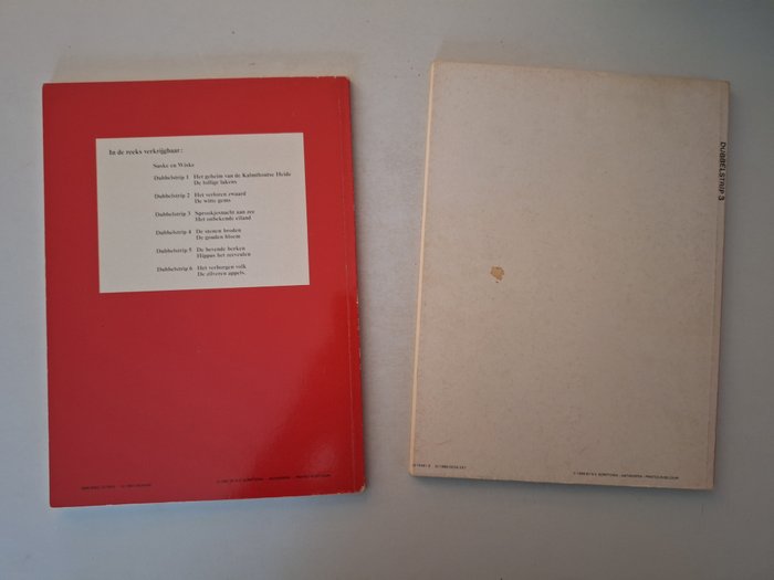 Suske en Wiske - Suske en Wiske - Dubbelstrip-Extra en Rood plus - 42 Album - Første udgave/genoptryk - 1988