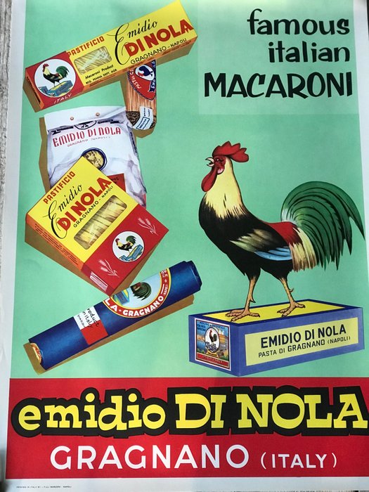 Fratelli Manzoni - Emidio di Nola - Famous Italian Macaroni - 1980‹erne