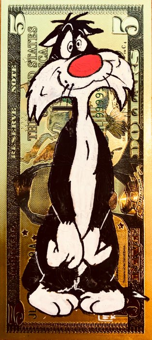 Lex (1979) - Sylvester Cat 5 Golden Dollar Bill