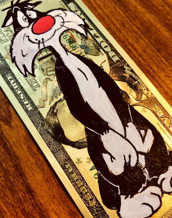 Lex (1979) - Sylvester Cat 5 Golden Dollar Bill