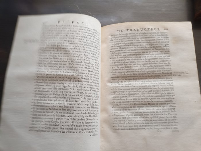 Le Baron de PUFENDORF - Le droit de la nature et des gens ou système général des principes les plus importans de la morale, - 1740-1740