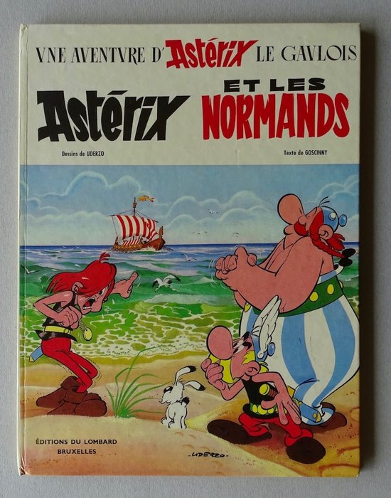 Asterix T9 - Asterix et les Normands - C - 1 Album - Første udgave - 1966