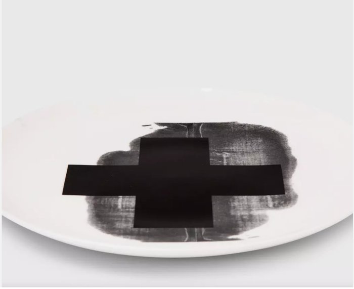 Christopher Wool (1955) - Untitled Ceramic Plate