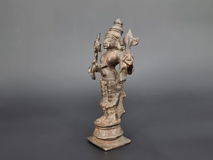 Vishnu statue - Bronze - Indien - 1800-tallet