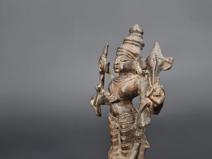 Vishnu statue - Bronze - Indien - 1800-tallet