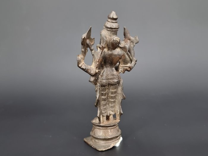 Vishnu statue - Bronze - Indien - 1800-tallet