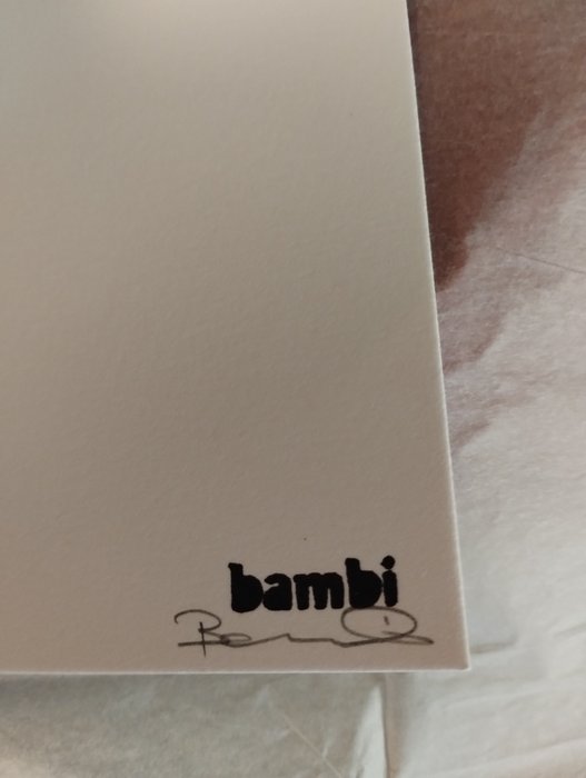 Bambi (c.1982) - DIANA WITH SHARKS (artist proof)