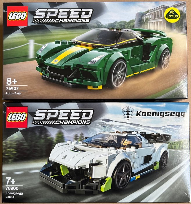 Lego - Speed Champions - 76907 + 76900 - Lotus Evija - Koenigsegg Jesko