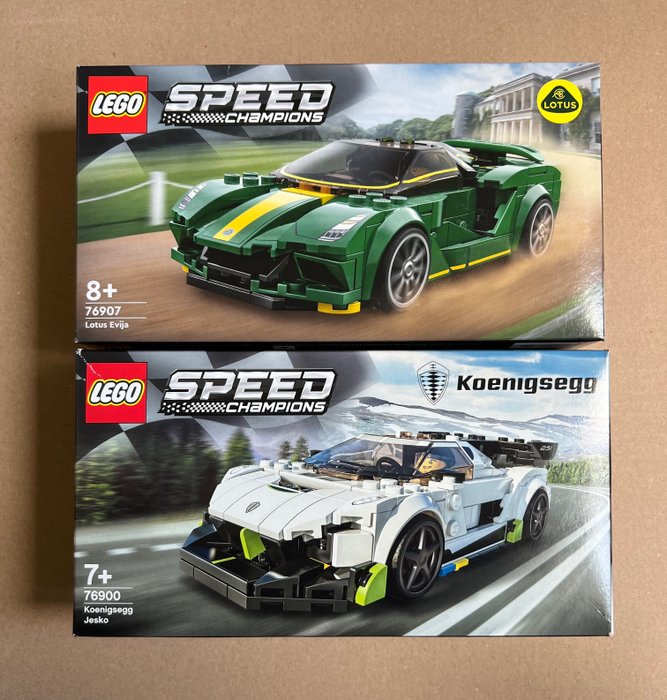 Lego - Speed Champions - 76907 + 76900 - Lotus Evija - Koenigsegg Jesko