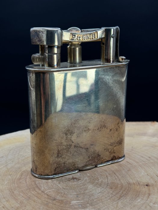 Dunhill - Silver Table Lighter "Giant" - Lighter - Forsølvet