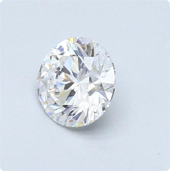 1 pcs Diamant  (Natur)  - 0.53 ct - Rund - D (farveløs) - VS1 - Gemological Institute of America (GIA)