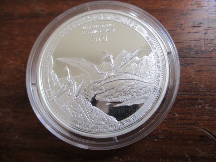 Congo 20 Francs 2021 - 1 oz siver 9999 - Quetzalcoatlus  (Ingen mindstepris)