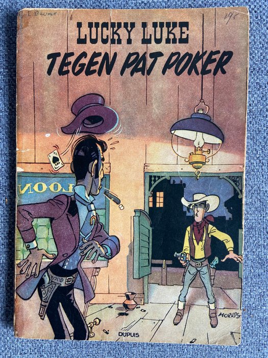 Lucky Luke 5 - Lucky Luke tegen Pat Poker - 1 Album - Første udgave - 1953