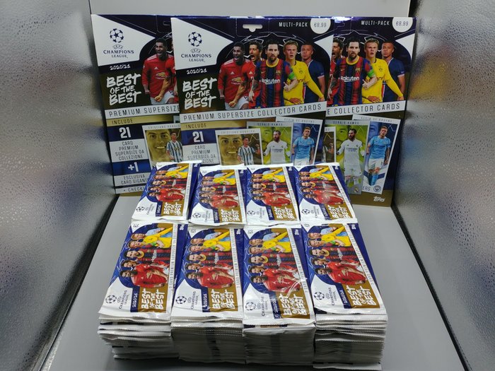 2020/21 Topps Best of The Best 200 packs + 3 Multipack con card gigante - 1 Mixed collection - Næsten så god som ny (NM)