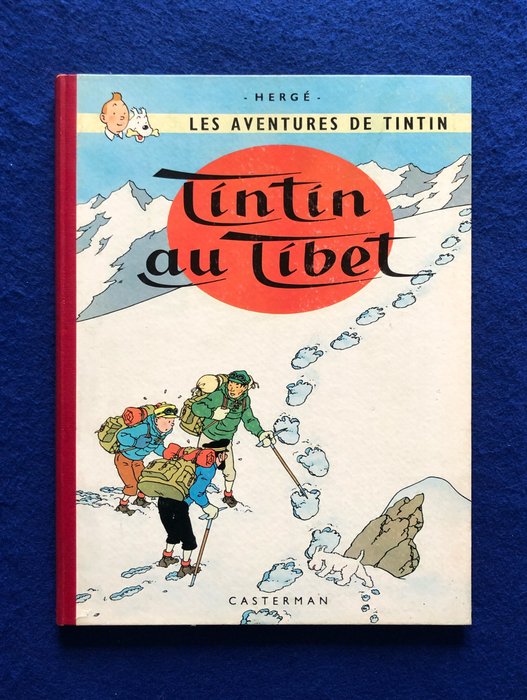 Tintin T20 - Tintin au Tibet (B31 française) - C - 1 Album - Genoptryk - 1961