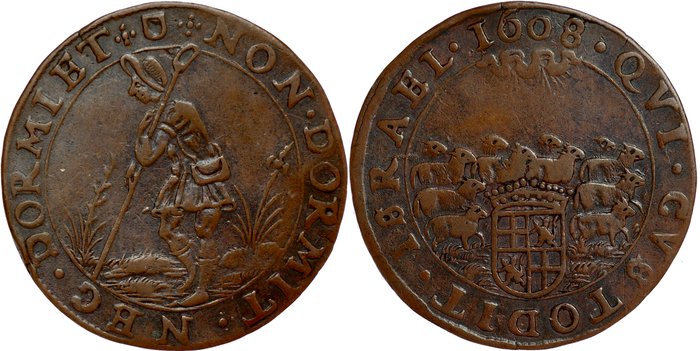 Holland, Utrecht Republic. Jeton “Justification of Oldenbarneveld” - Utrecht Mint - 1608