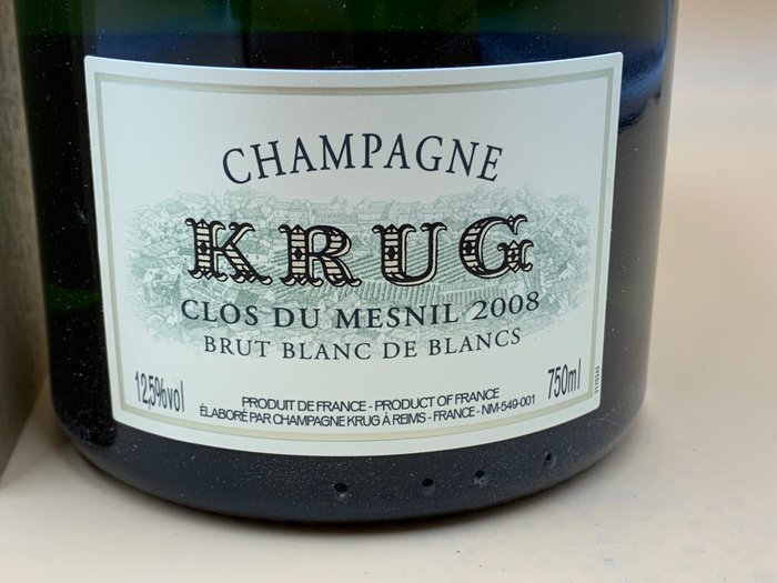 2008 Krug, Clos du Mesnil "Limited Edition" - Champagne Blanc de Blancs, Brut - 1 Flaske (0,75L)