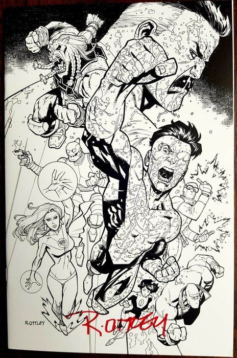 Invincible #8 - SDCC 2022 Convention Exclusive - Signed by Ryan Ottley - 1 Signed comic - Første udgave/2022