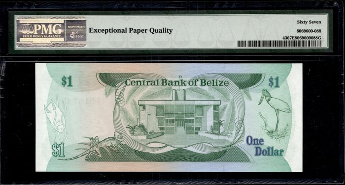 Belize. - 1 Dollar 1983 - Pick 43  (Ingen mindstepris)