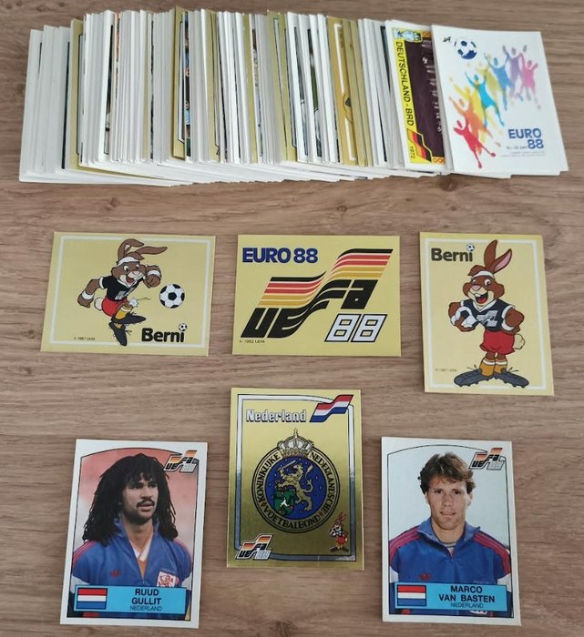 Panini - UEFA EURO 1988 Germany - Complete loose Sticker Set