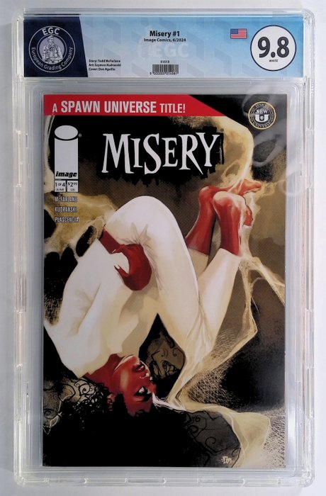 Misery #1 - EGC graded 9.8 - 1 Graded comic - 2024