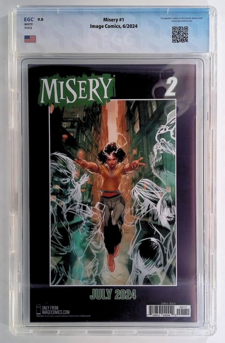 Misery #1 - EGC graded 9.8 - 1 Graded comic - 2024