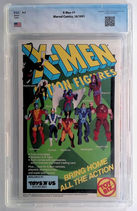 X-Men #1 - EGC graded 9.2 - 1 Graded comic - 1991