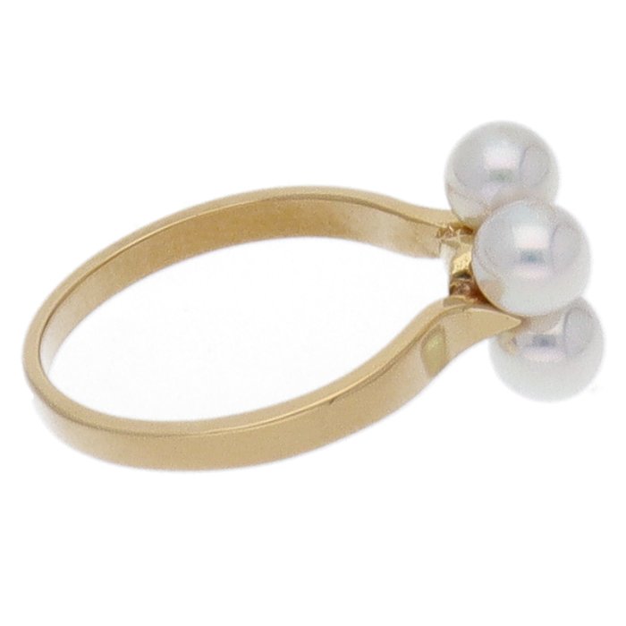 Ring - 18 kraat Gulguld - Mikimoto