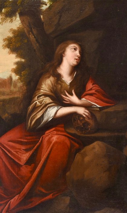 In the manner of Jacques Blanchard (1600-1638) - The Penitent Magdalene